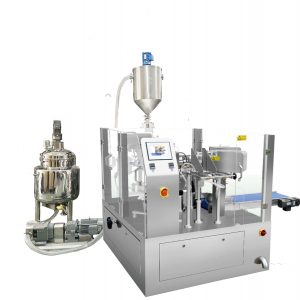 Samodejno vnaprej izdelana tesnilna embalaža za polnjenje vrečk s polnilom bata za tekočino in pasto