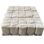 Avtomatski polnilni stroj za pakiranje žit z ravnim dnom z nalepko na vrhu